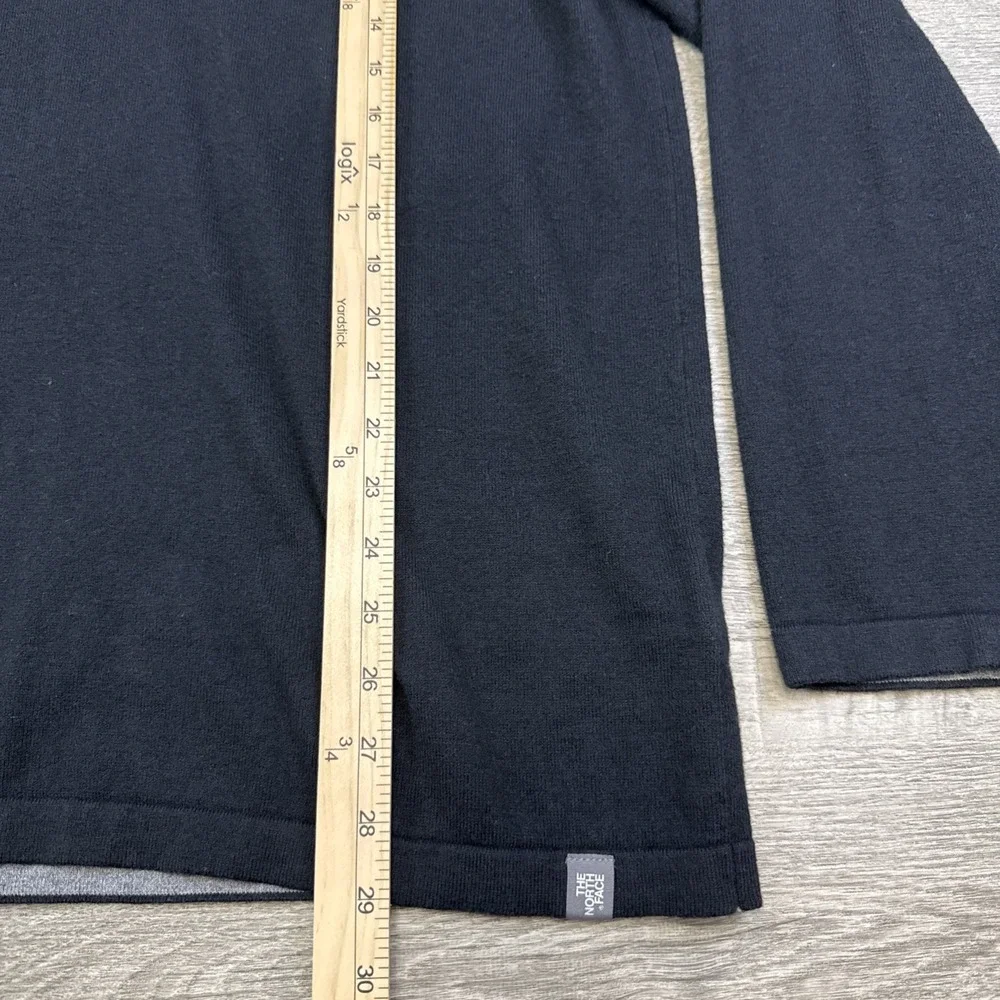 The North Face‎ wool blend sweater men's XXL black v-neck long sleeve casual